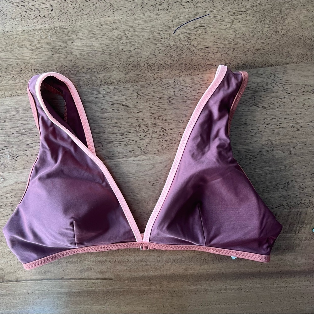 NWT Aerie Multicolor Triangle Bikini Top